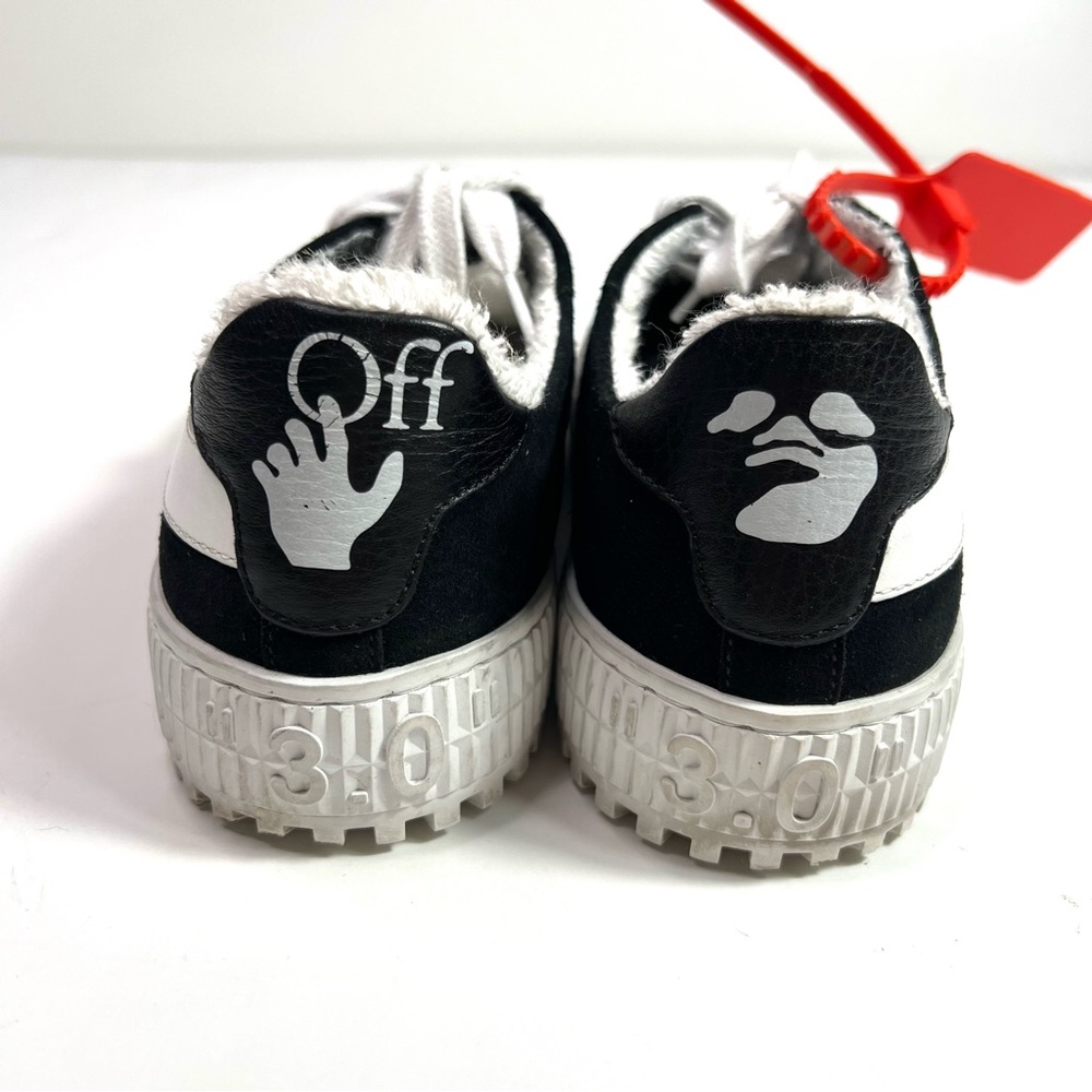 Off-White Arrow Black and White Suede Zip Tie Sneakers Size 35 - Picture 8 of 15